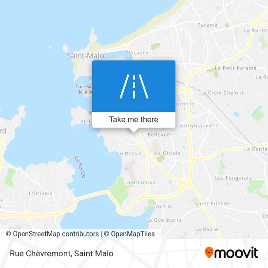 Rue Chèvremont map