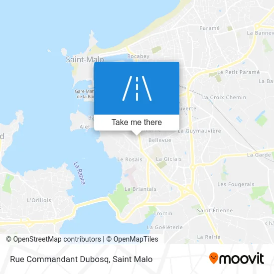 Rue Commandant Dubosq map