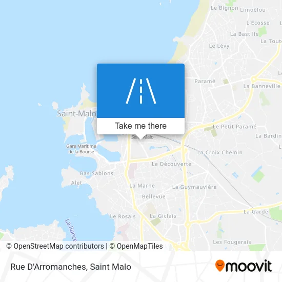 Rue D'Arromanches map