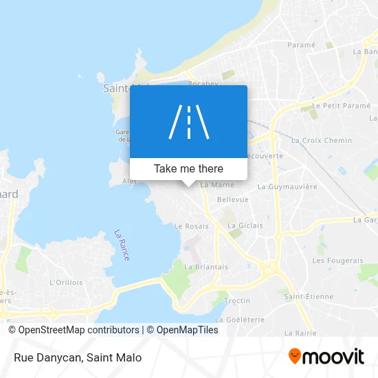 Rue Danycan map