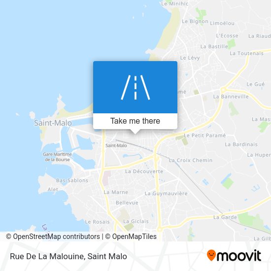 Rue De La Malouine map