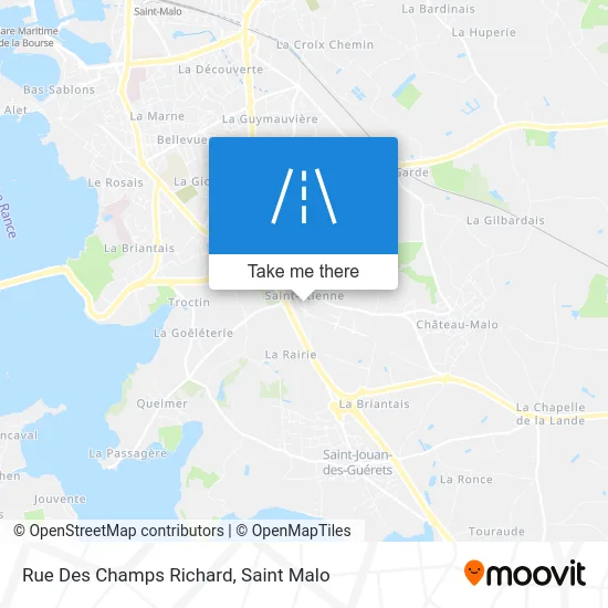 Rue Des Champs Richard map