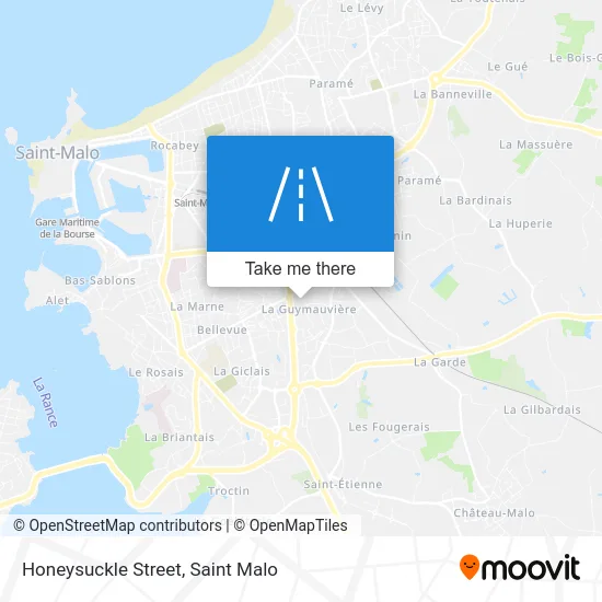 Rue Des Chèvrefeuilles map