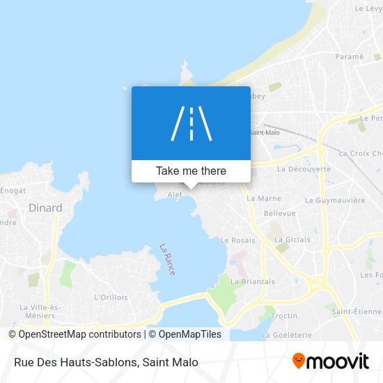 Rue Des Hauts-Sablons map