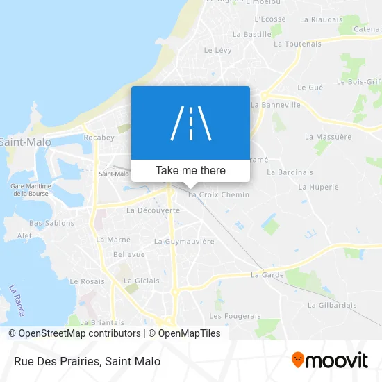 Rue Des Prairies map