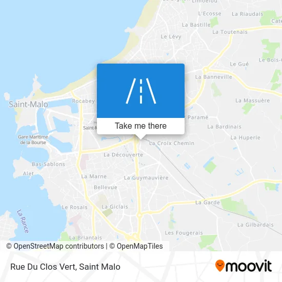 Rue Du Clos Vert map