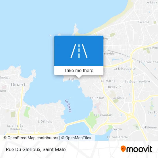 Rue Du Glorioux map