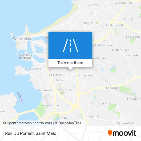 Rue Du Ponant map