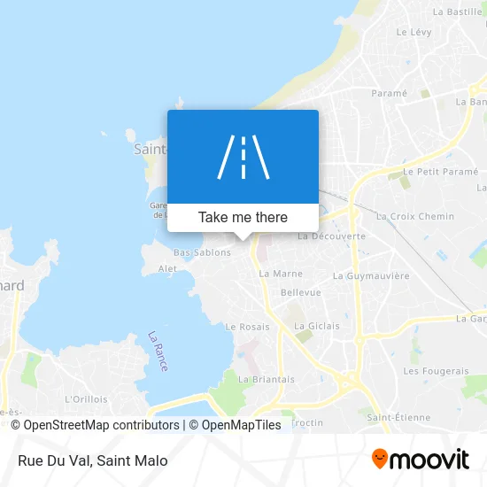 Rue Du Val map