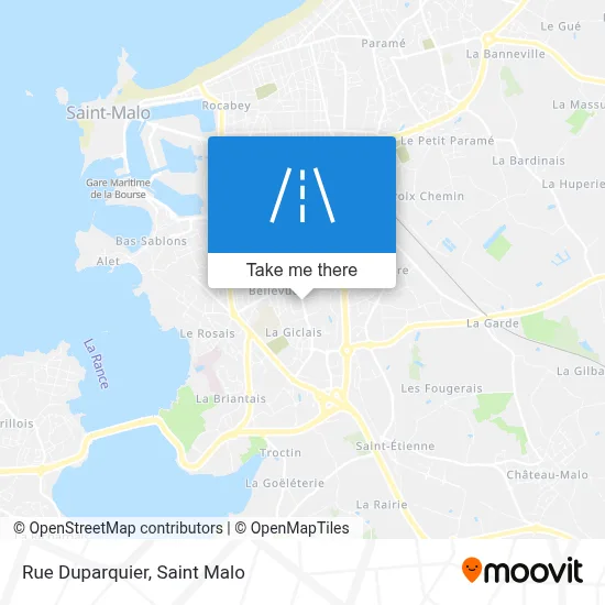 Rue Duparquier map