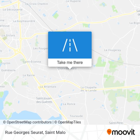 Rue Georges Seurat map