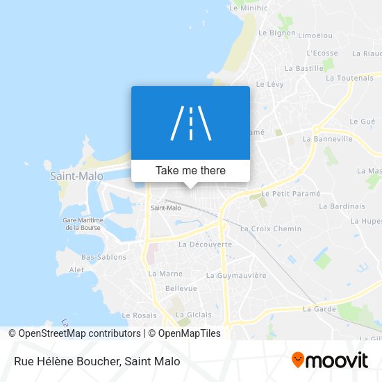 Rue Hélène Boucher map