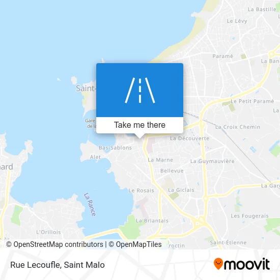 Rue Lecoufle map