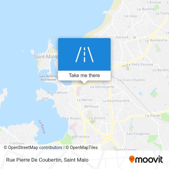 Rue Pierre De Coubertin map