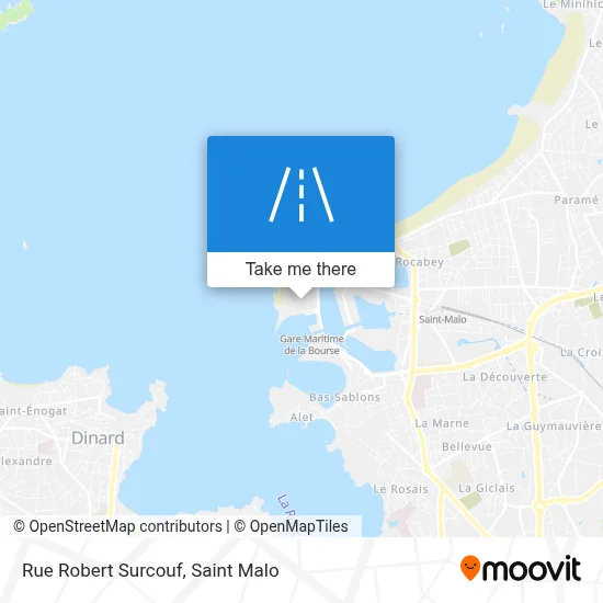 Rue Robert Surcouf map