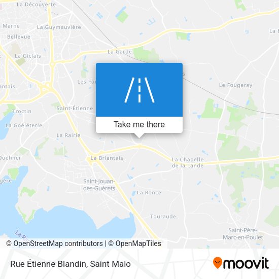 Rue Étienne Blandin map