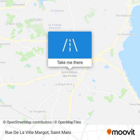Rue De La Ville Margot map