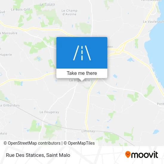 Rue Des Statices map
