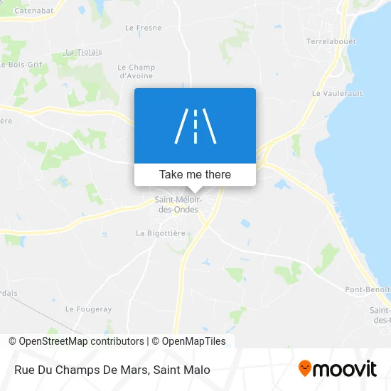 Rue Du Champs De Mars map