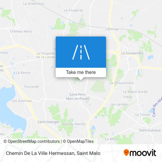 Chemin De La Ville Hermessan map