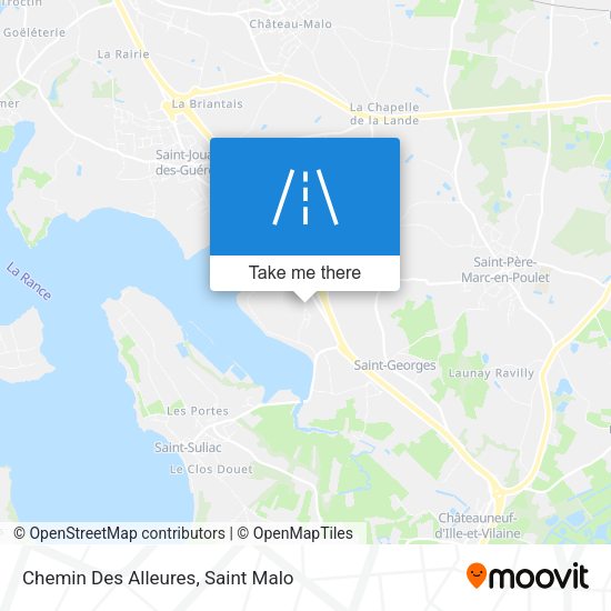Chemin Des Alleures map
