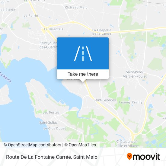 Route De La Fontaine Carrée map