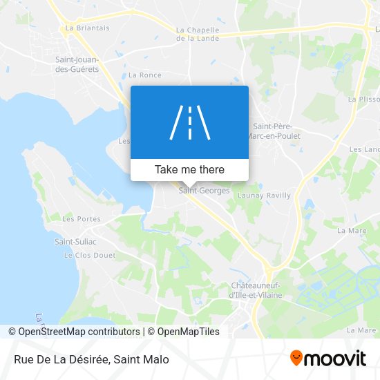 Rue De La Désirée map