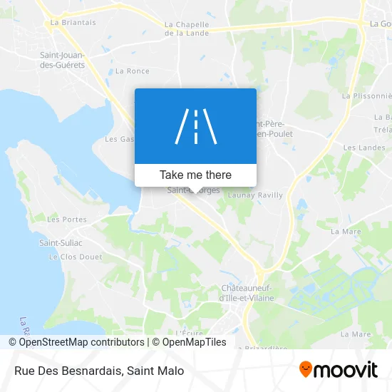 Rue Des Besnardais map