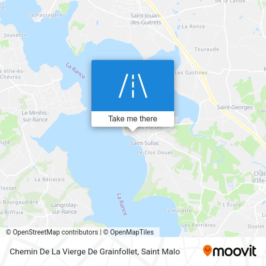 Chemin De La Vierge De Grainfollet map
