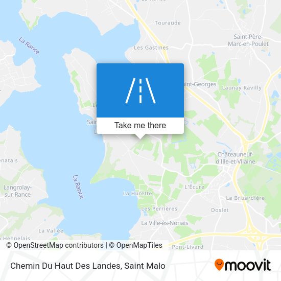 Chemin Du Haut Des Landes map