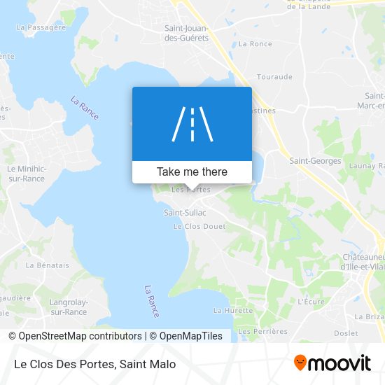 Le Clos Des Portes map