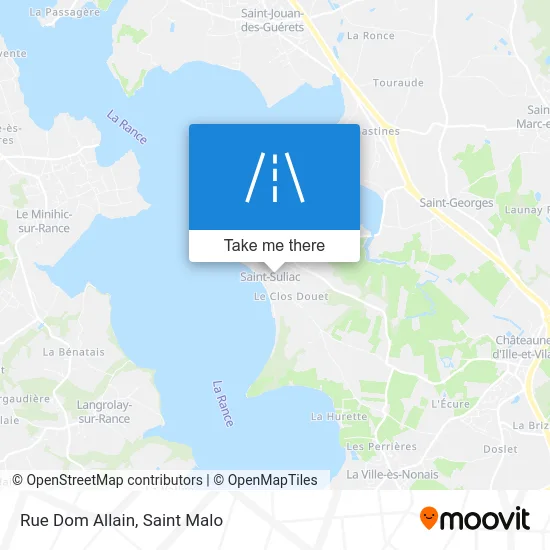 Rue Dom Allain map