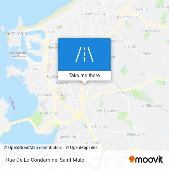 Rue De La Condamine map