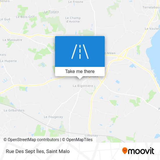 Rue Des Sept Îles map
