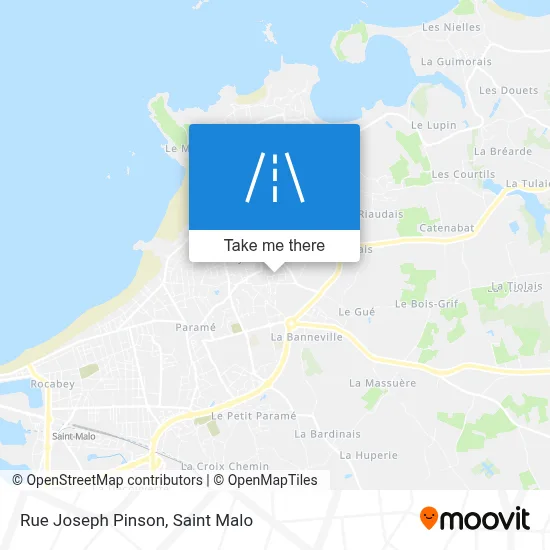 Rue Joseph Pinson map