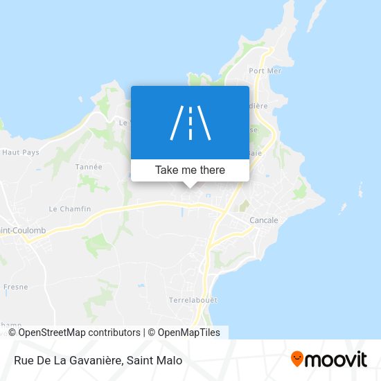 Rue De La Gavanière map