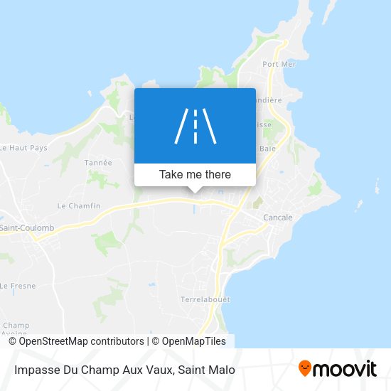 Impasse Du Champ Aux Vaux map