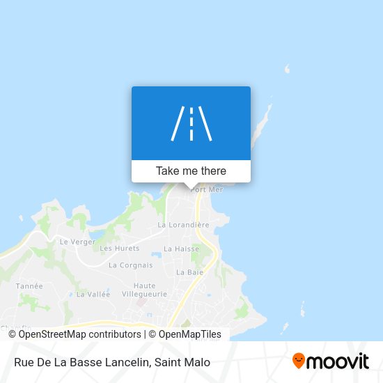Rue De La Basse Lancelin map