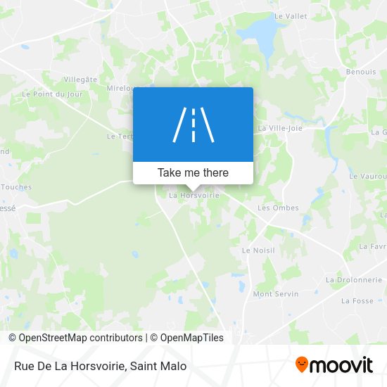 Rue De La Horsvoirie map
