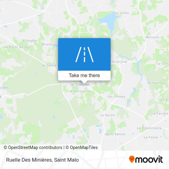 Ruelle Des Minières map