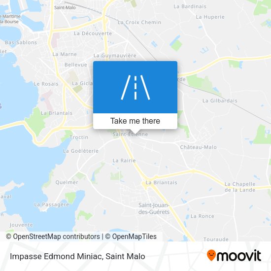 Impasse Edmond Miniac map