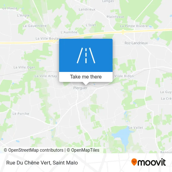 Rue Du Chêne Vert map