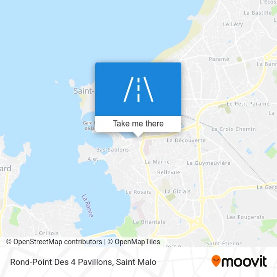 Rond-Point Des 4 Pavillons map