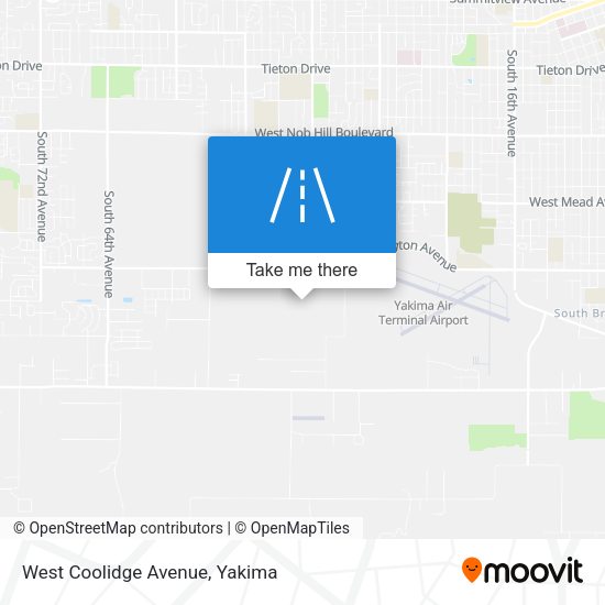 West Coolidge Avenue map