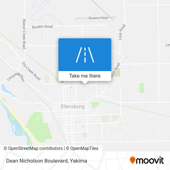 Dean Nicholson Boulevard map