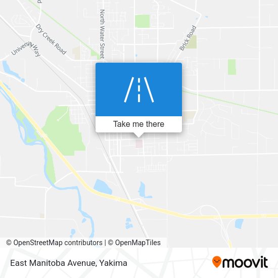 Mapa de East Manitoba Avenue