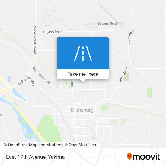 Mapa de East 17th Avenue
