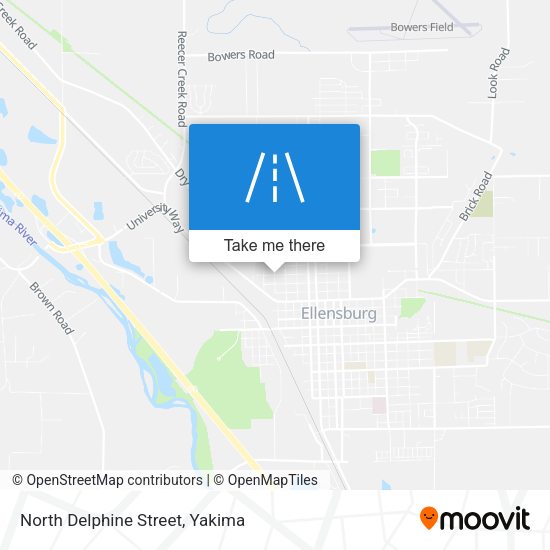 Mapa de North Delphine Street