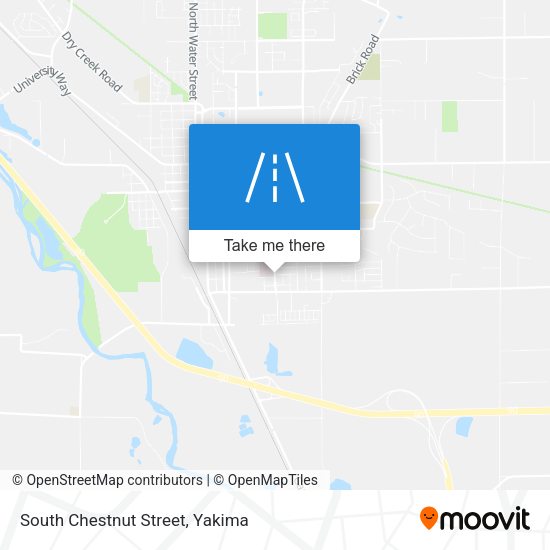 Mapa de South Chestnut Street