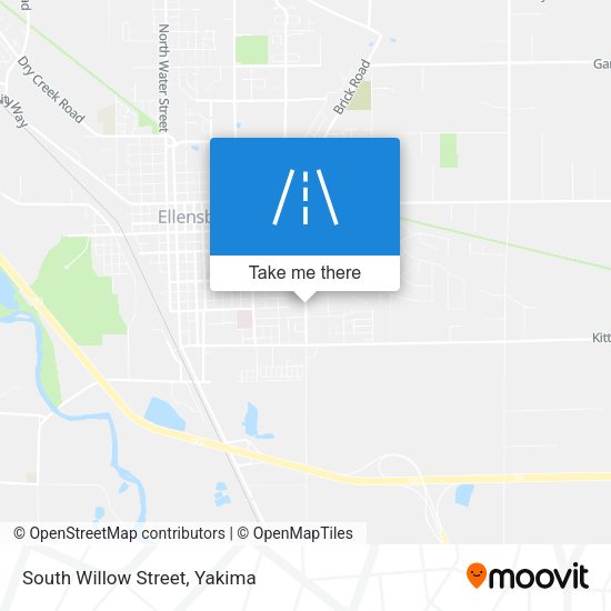 South Willow Street map